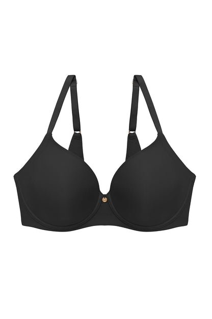 Cloud Comfort Back Smoothing T-Shirt Bra Black Natori
