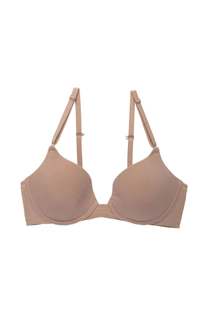 Bliss Cotton Convertible T-Shirt Bra Café Natori