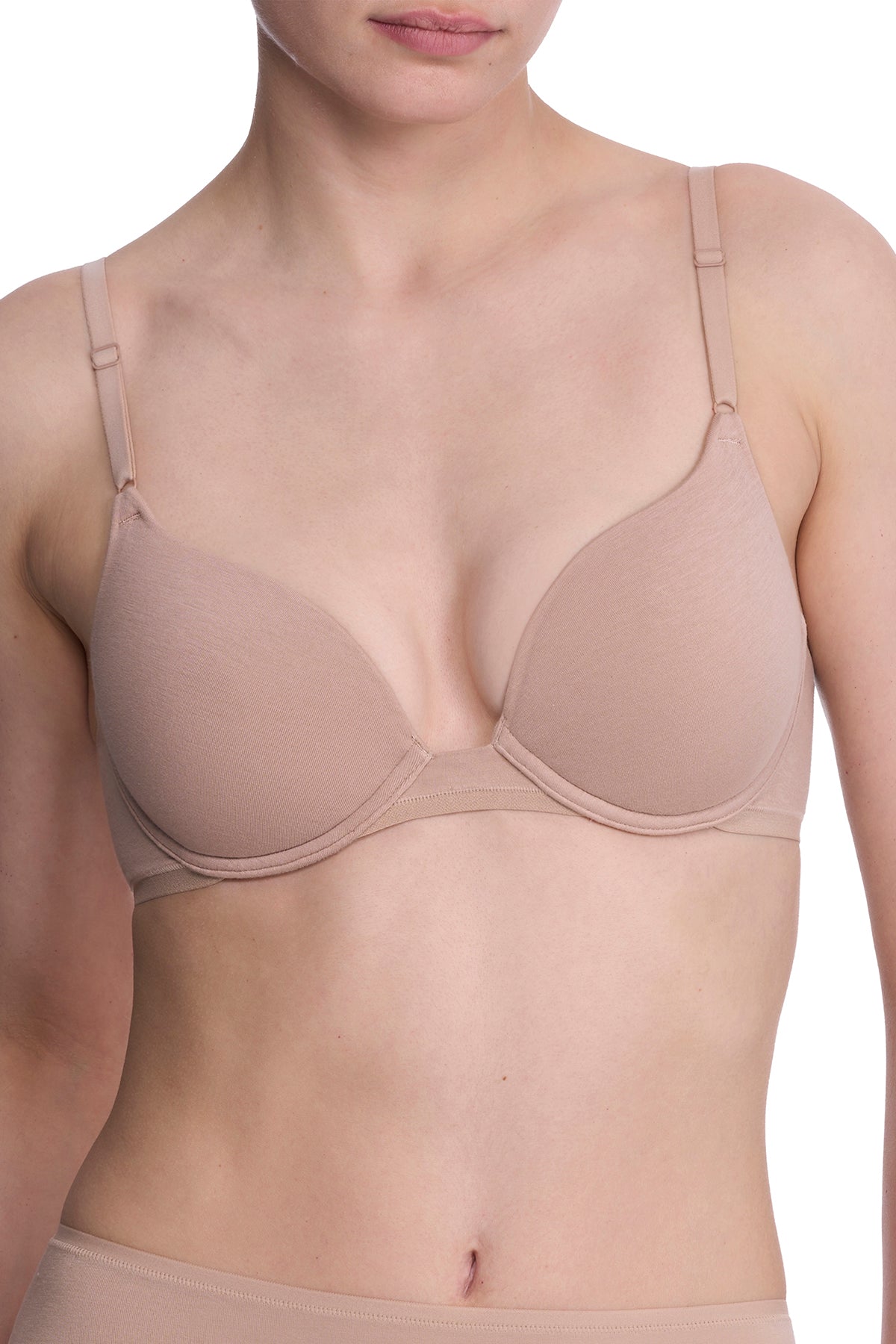 Bliss Cotton Convertible T-Shirt Bra Café Natori