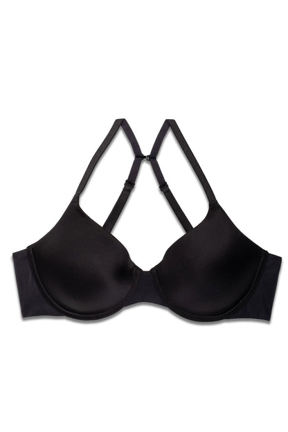 Natori EverFit Seamless Convertible T-Shirt Bra Black Natori