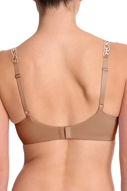 Buy Pure Luxe Custom Coverage Contour Underwire Bra in Buff/Cashmere Online Buff/Cashmere Natori