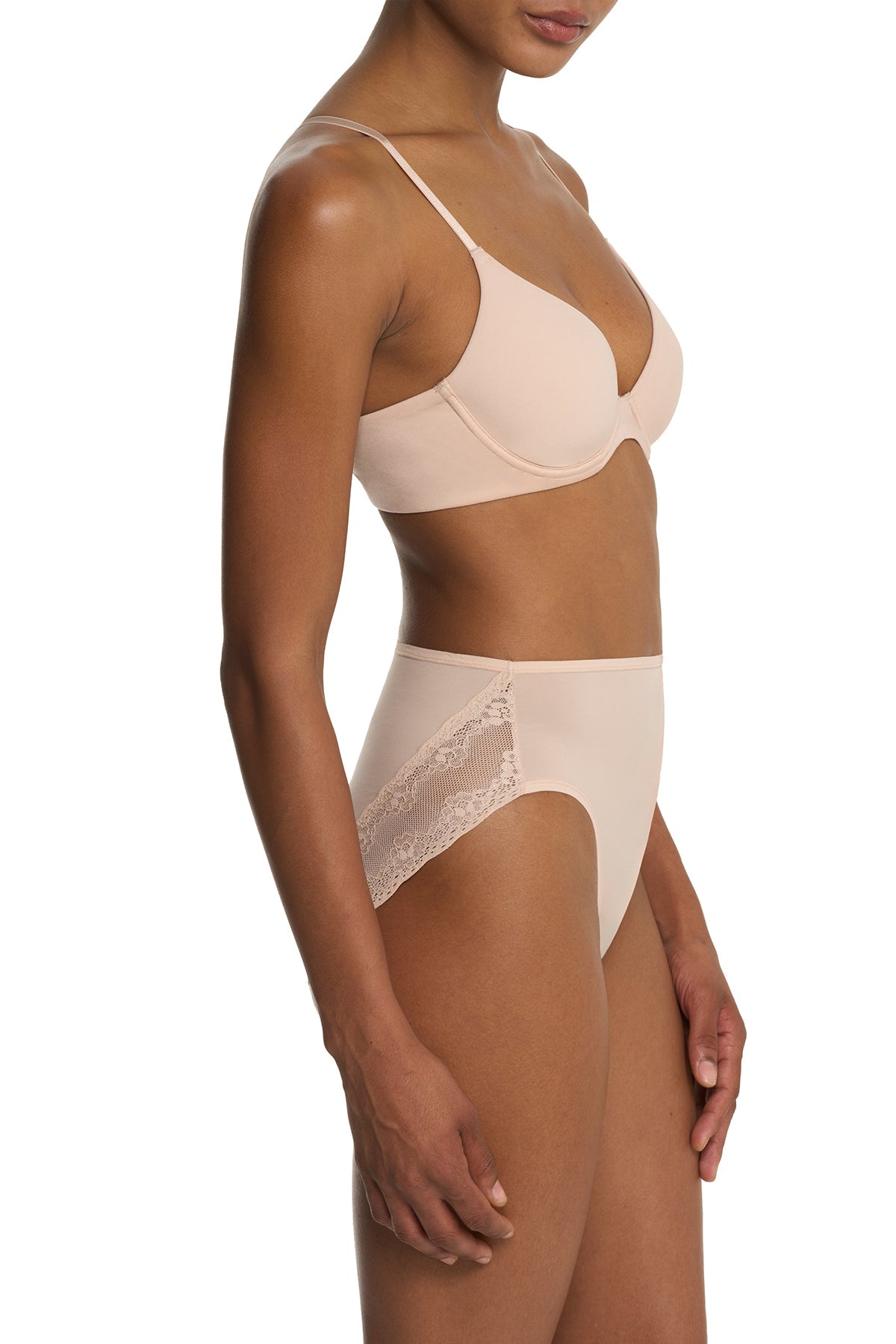 Soft Focus Convertible Demi T-Shirt Bra Lt Mocha Natori