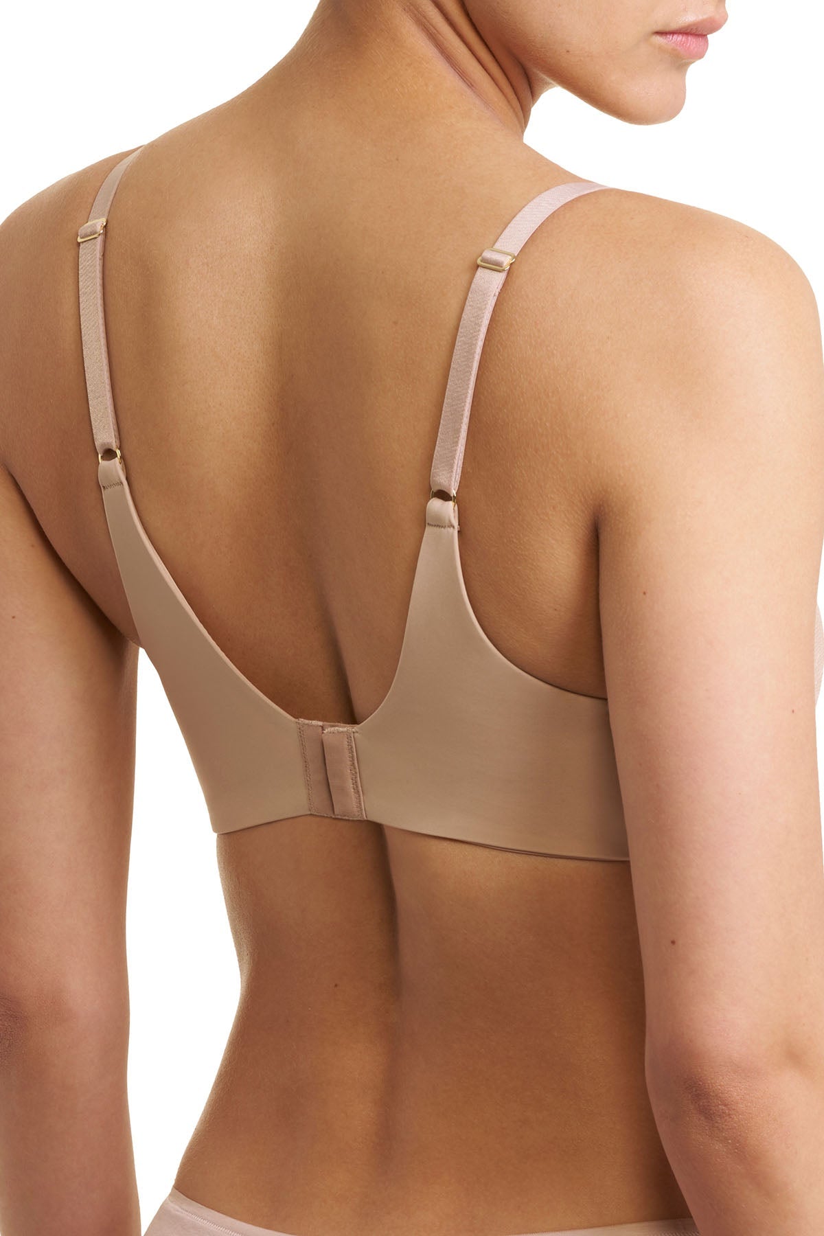 Love Lace Full Coverage Plunge T-Shirt Bra Café/Lt Mocha Natori