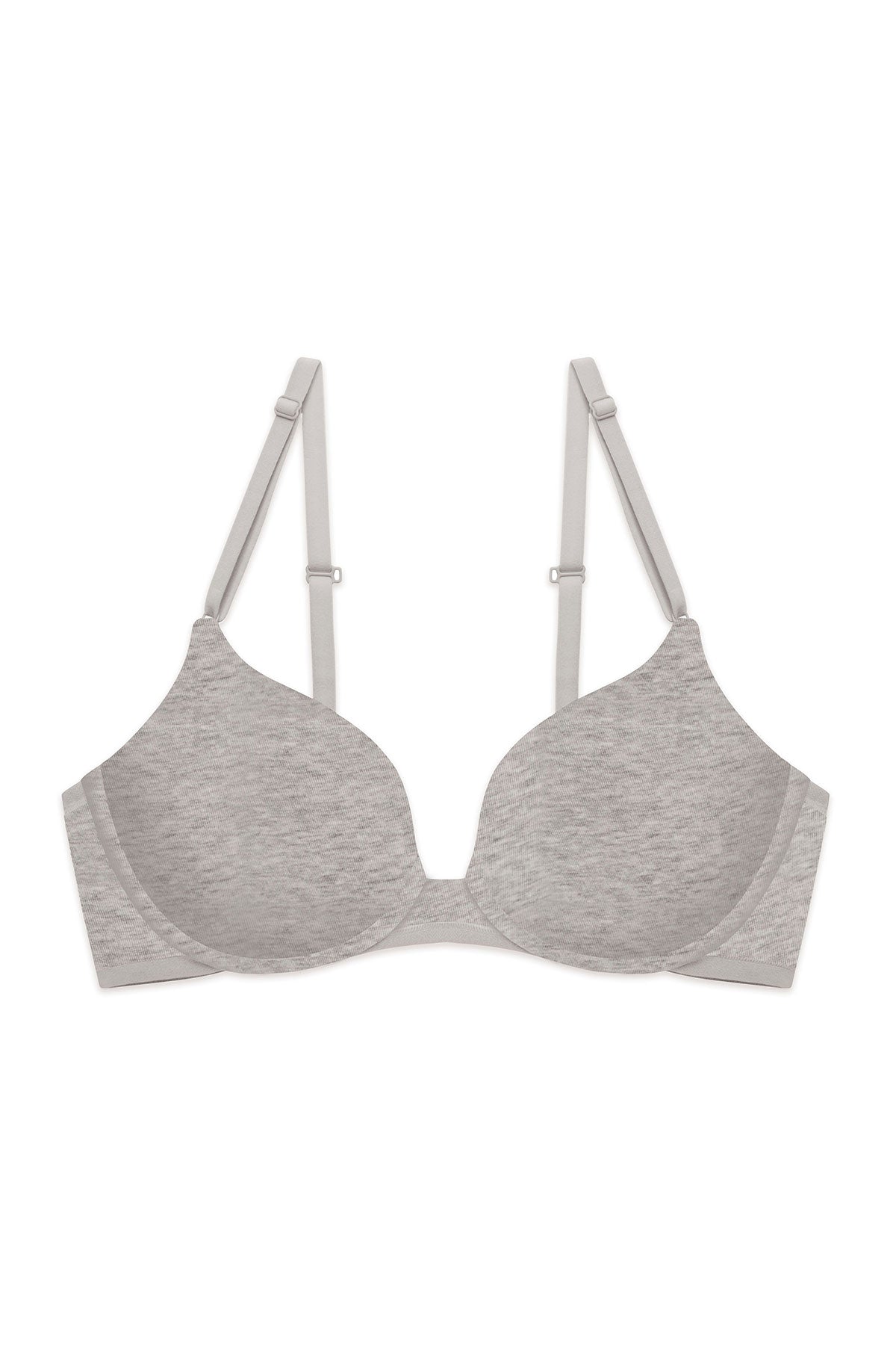 Bliss Cotton Convertible T-Shirt Bra Lt Grey Heather Natori