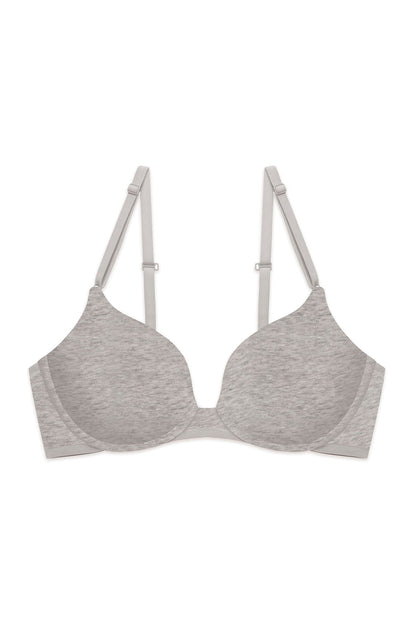 Bliss Cotton Convertible T-Shirt Bra Lt Grey Heather Natori
