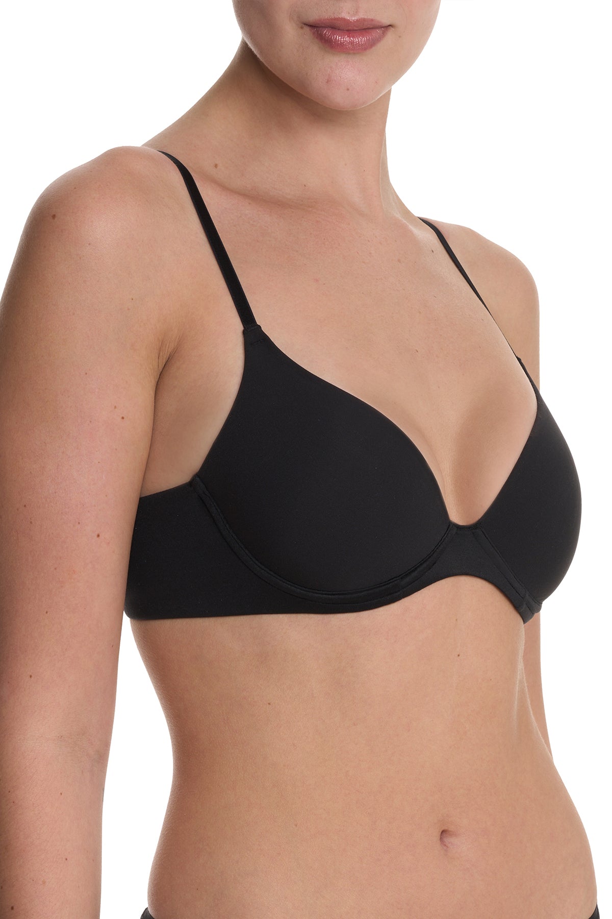 Soft Focus Convertible Demi T-Shirt Bra Black Natori
