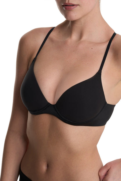 Soft Focus Convertible Demi T-Shirt Bra Black Natori