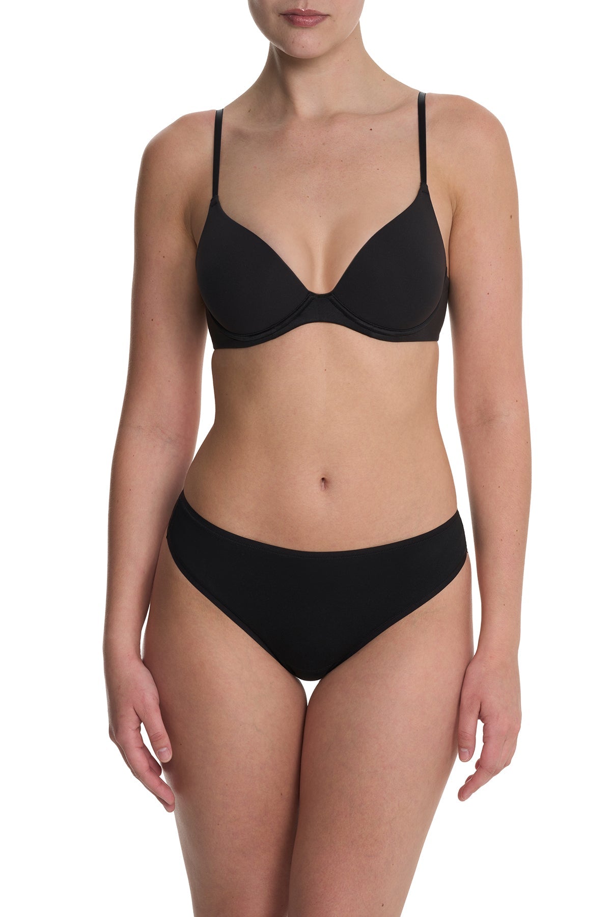 Soft Focus Convertible Demi T-Shirt Bra Black Natori