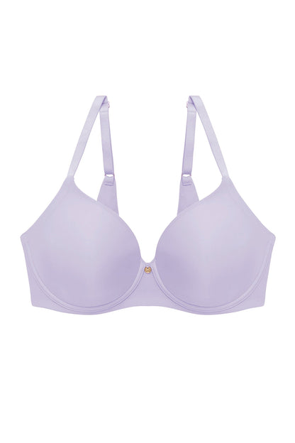 Cloud Comfort Back Smoothing T-Shirt Bra Purple Pearl Natori