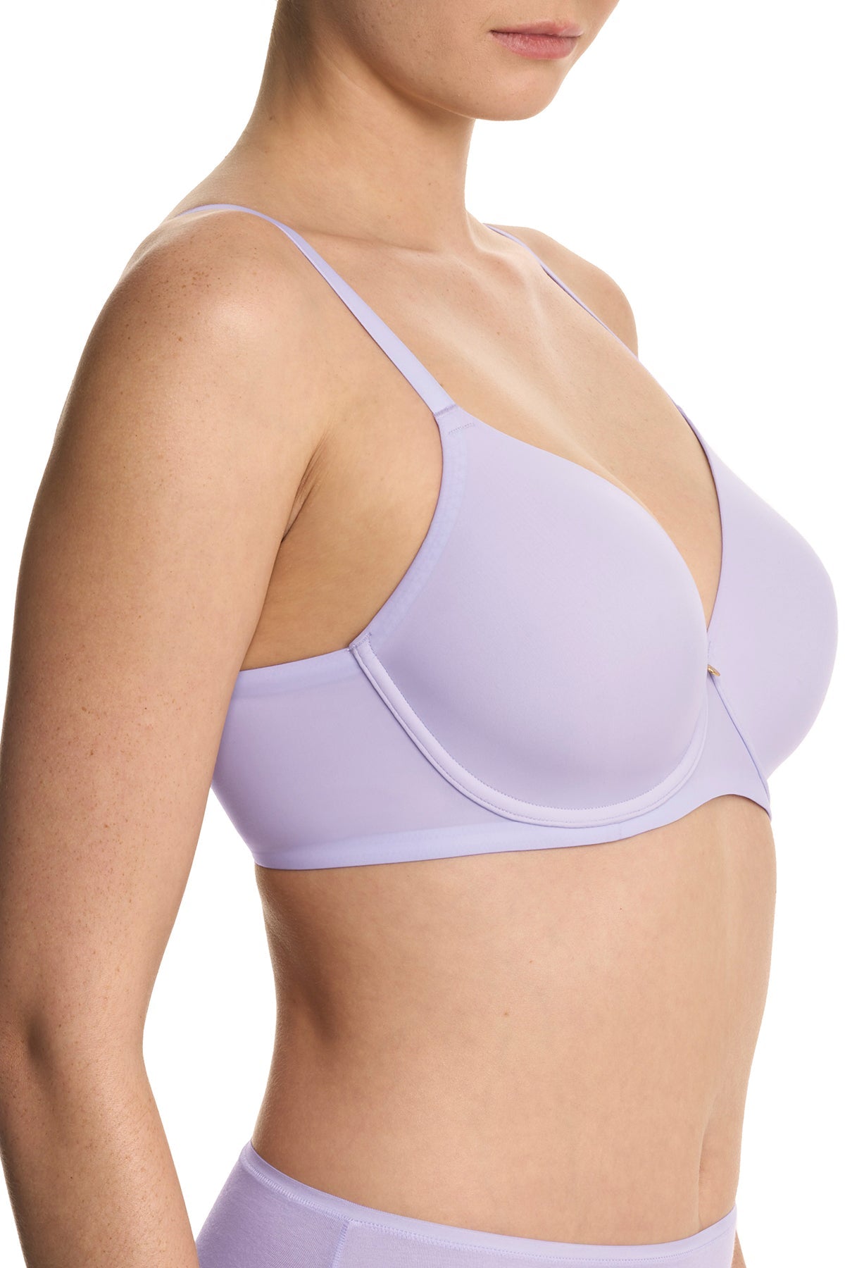 Cloud Comfort Back Smoothing T-Shirt Bra Purple Pearl Natori