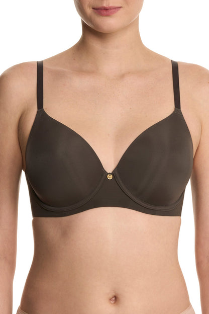 Cloud Comfort Back Smoothing T-Shirt Bra Dk Grey Natori