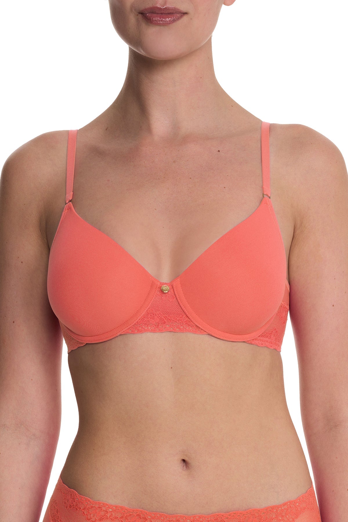 Bliss Perfection Contour Underwire Bra Neon Coral Natori