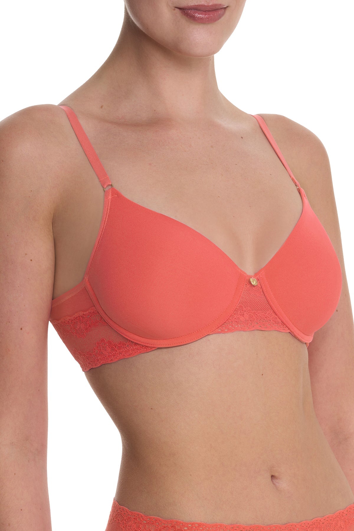 Bliss Perfection Contour Underwire Bra Neon Coral Natori