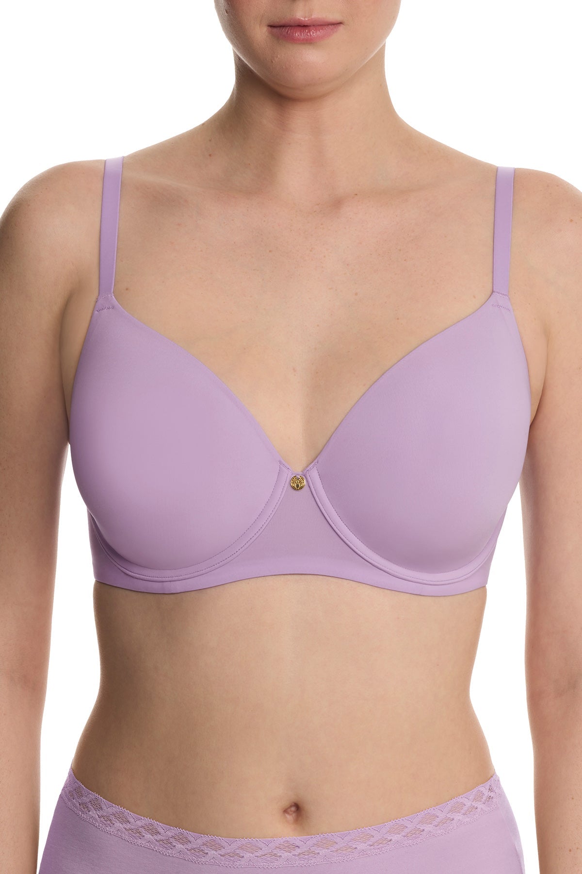 Cloud Comfort Back Smoothing T-Shirt Bra Violet Tulip Natori