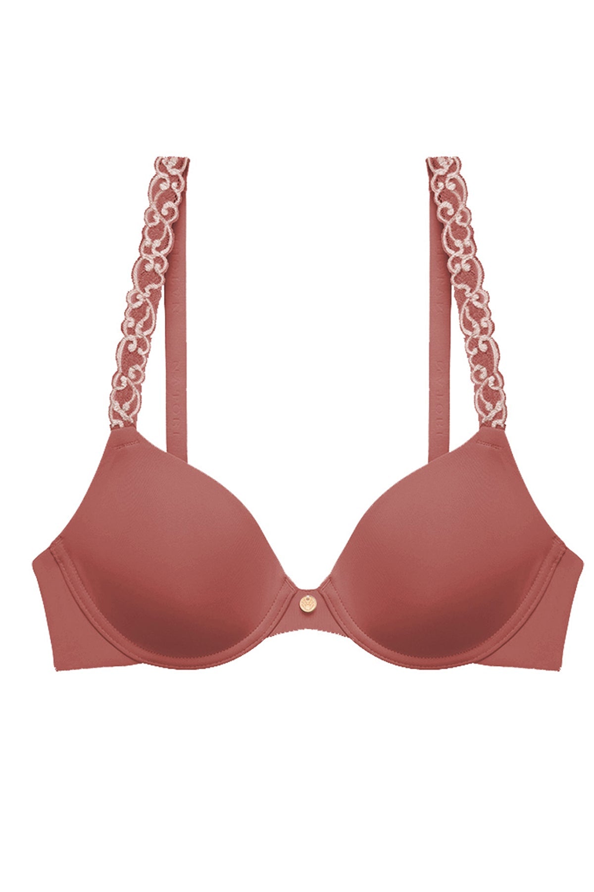 Pure Luxe Custom Coverage Contour Underwire Bra Nostalgia Rose/Peach Whip Natori