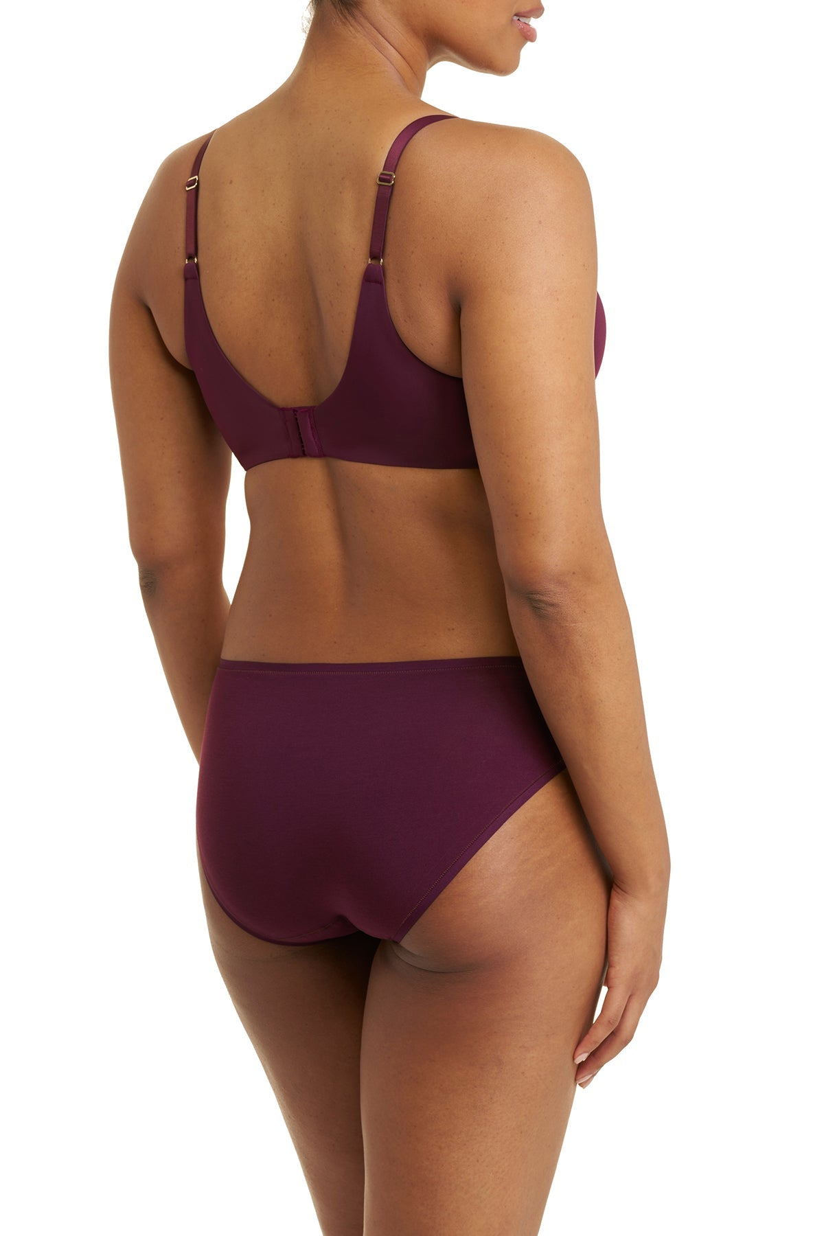 Cloud Comfort Back Smoothing T-Shirt Bra Pinot Noir Natori
