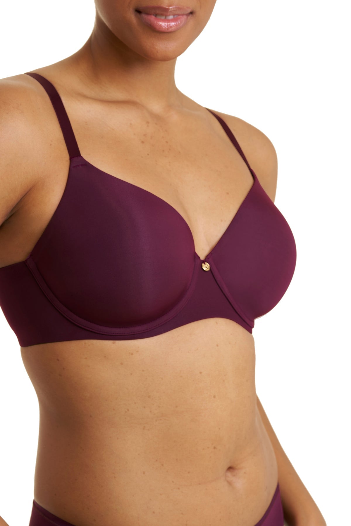 Cloud Comfort Back Smoothing T-Shirt Bra Pinot Noir Natori