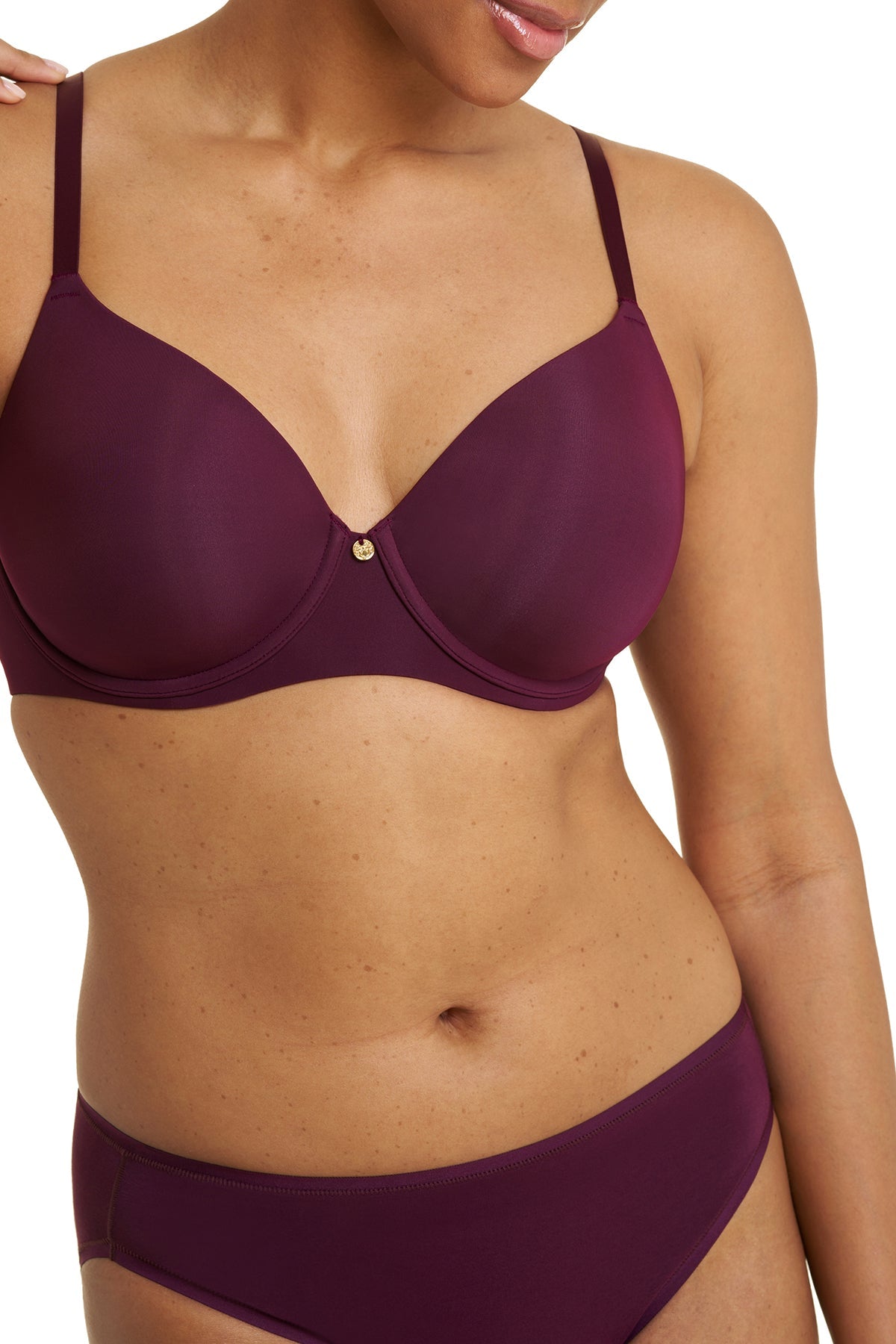 Cloud Comfort Back Smoothing T-Shirt Bra Pinot Noir Natori