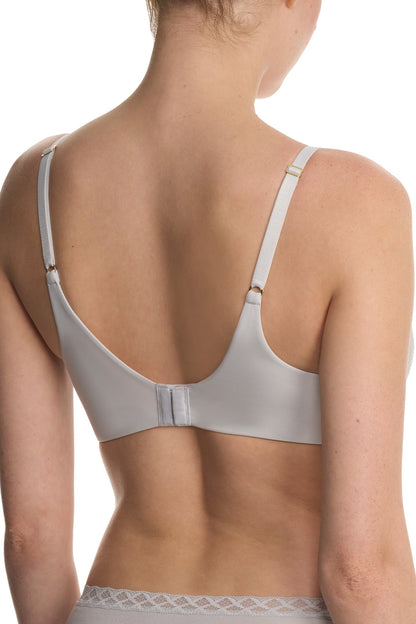 Love Lace Full Coverage Plunge T-Shirt Bra Mink/Warm White Natori
