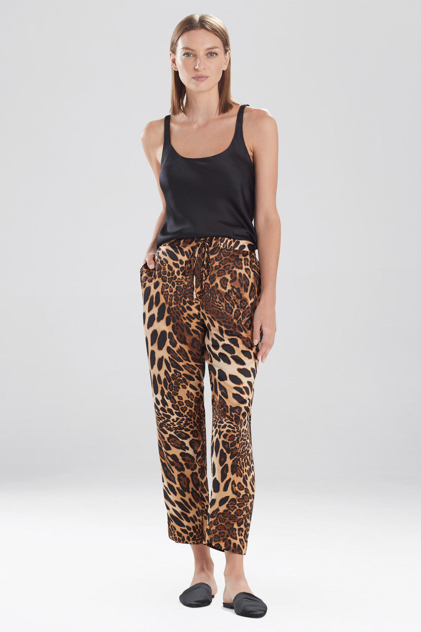 Buy Luxe Leopard Pants in Chestnut Online Chestnut Natori