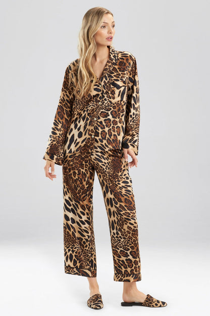 Buy Luxe Leopard PJ in Chestnut Online Chestnut Natori