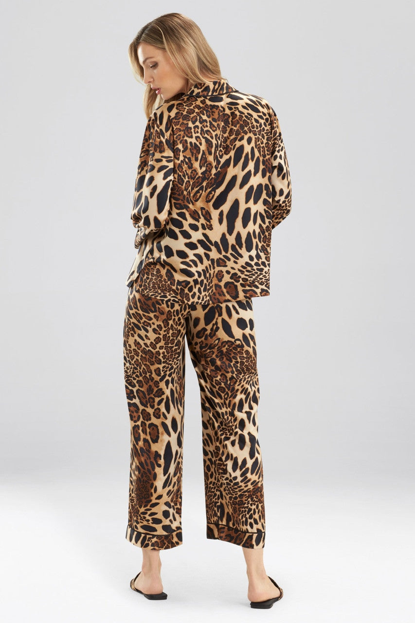 Buy Luxe Leopard PJ in Chestnut Online Chestnut Natori