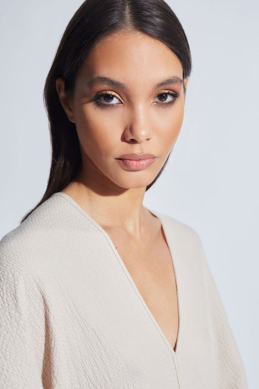 Buy Onsen Cotton Kimono Top in Sand Dune Online Sand Dune Natori