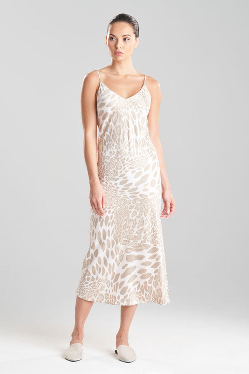 Buy Luxe Leopard Gown in Sand Taupe Online Sand Taupe Natori