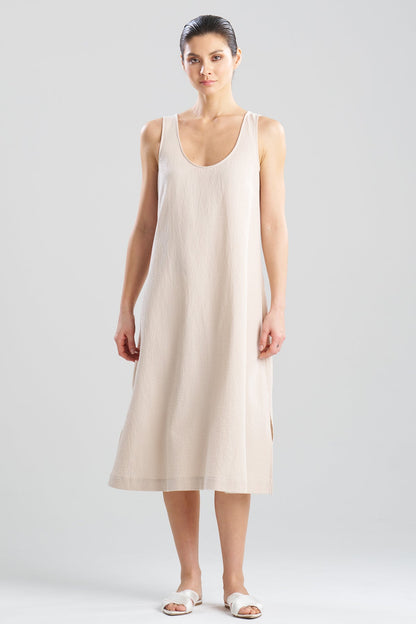 Buy Onsen Cotton Tank Slip Dress in Sand Dune Online Sand Dune Natori