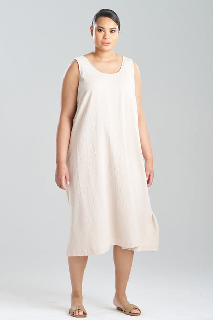 Buy Onsen Cotton Tank Slip Dress in Sand Dune Online Sand Dune Natori
