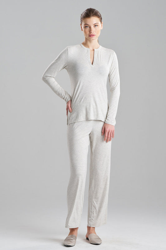 Buy Feathers Essentials Lenzing™ Ecovero™ Viscose PJ in Heather Pebblestone Online Heather Pebblestone Natori