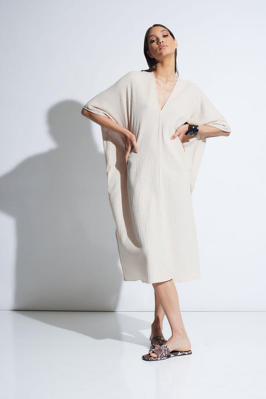 Buy Onsen Cotton Caftan in Sand Dune Online Sand Dune Natori