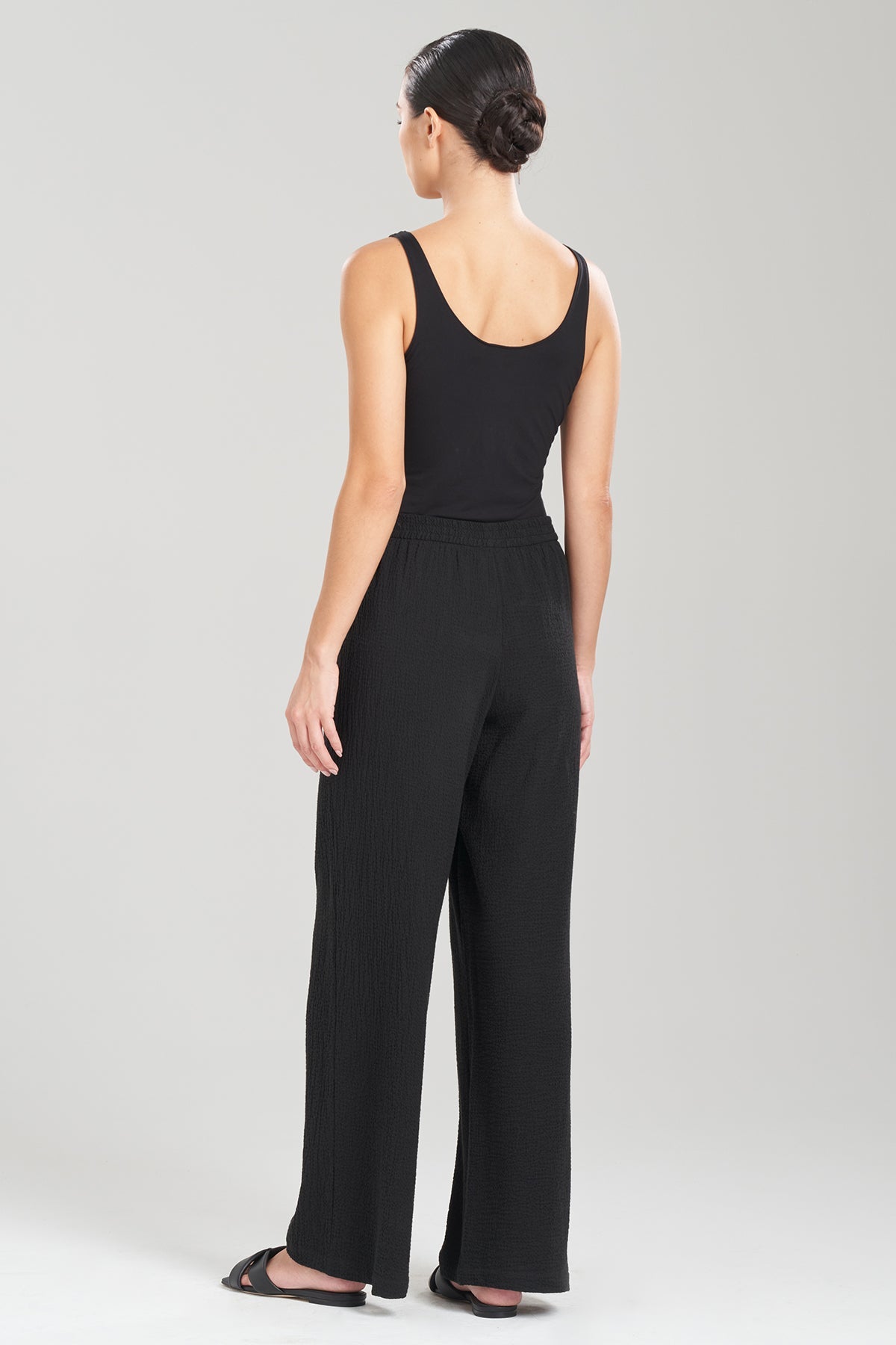 Onsen Cotton Pants Black Natori