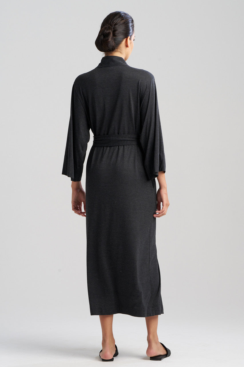 Buy Shangri-La TENCEL™ Robe in Anthracite Online Anthracite Natori