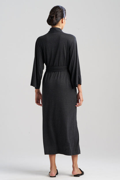 Buy Shangri-La TENCEL™ Robe in Anthracite Online Anthracite Natori
