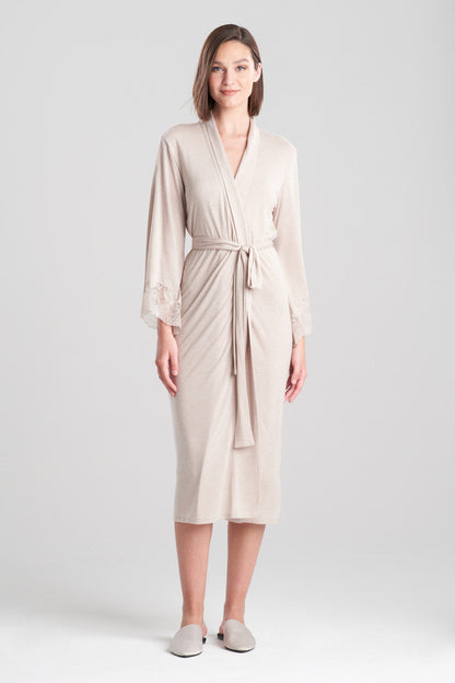 Buy Luxe Shangri-la TENCEL™ Robe in Heather Cashmere Online Heather Cashmere Natori