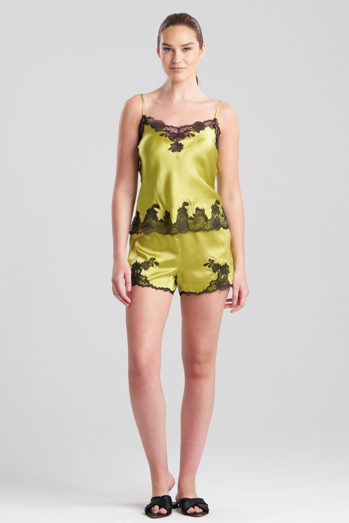 Lolita Lace Cami Shorts PJ Lemon Lime Natori