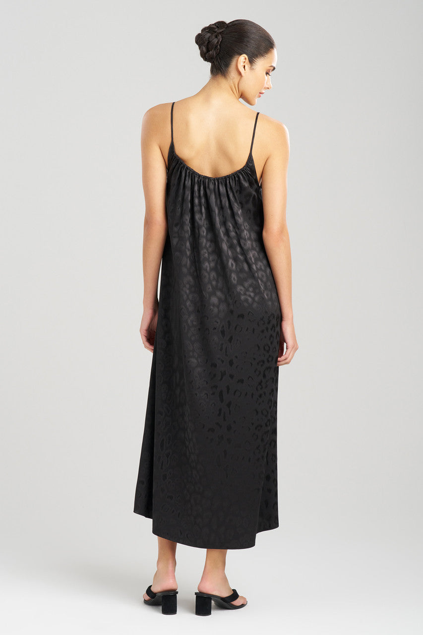 Buy Decadence Tie Front Gown in Black Online Black Natori