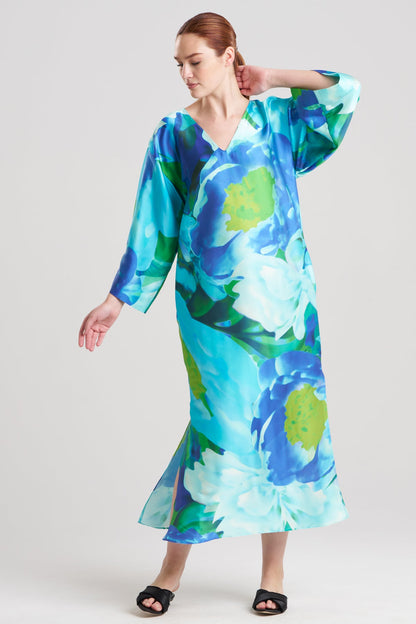 Garbo Caftan Blue Multi Natori