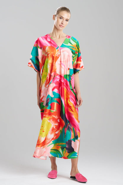 Garbo V-Neck Caftan Multi Natori
