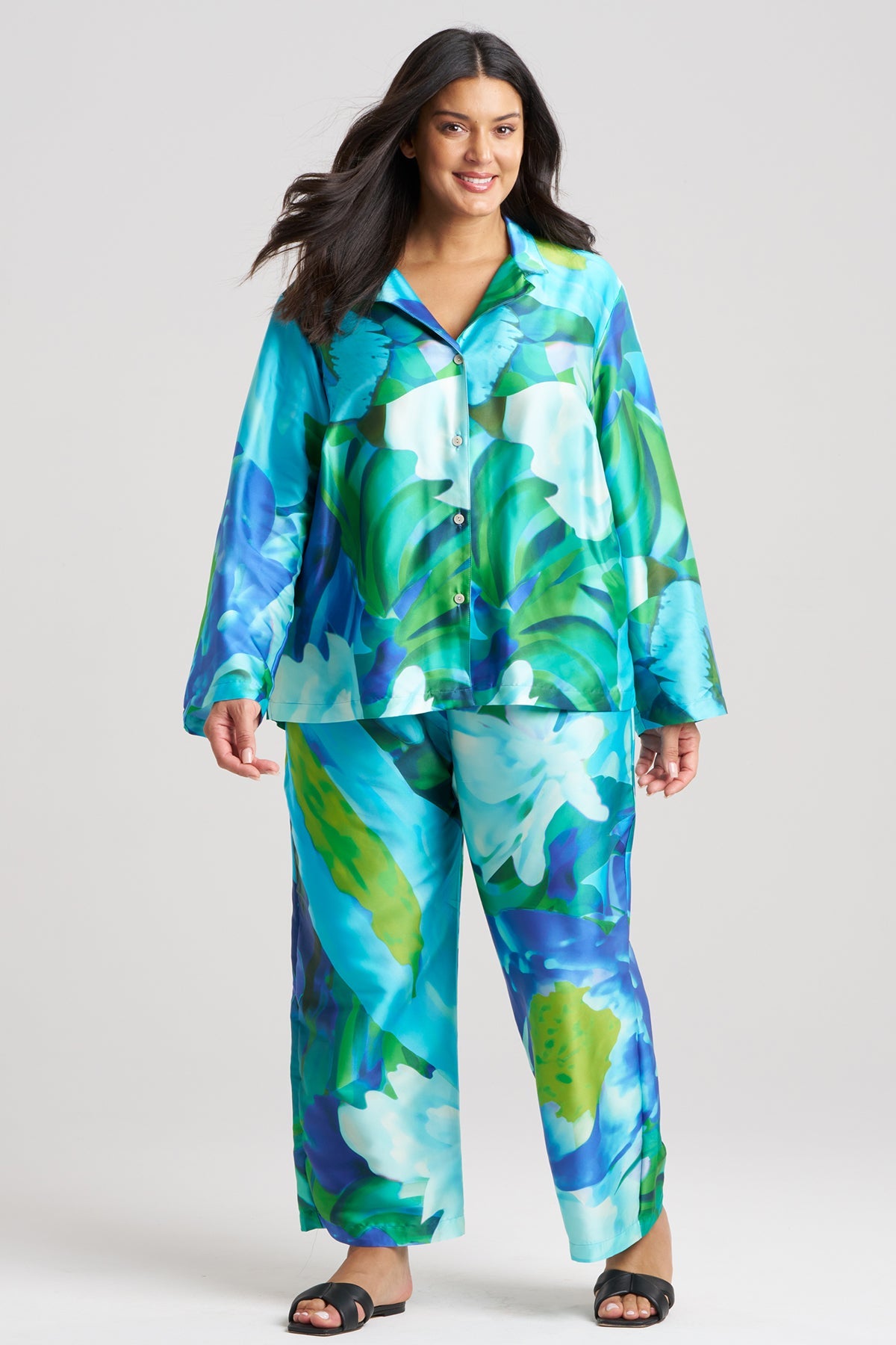 Garbo Notch PJ Blue Multi Natori