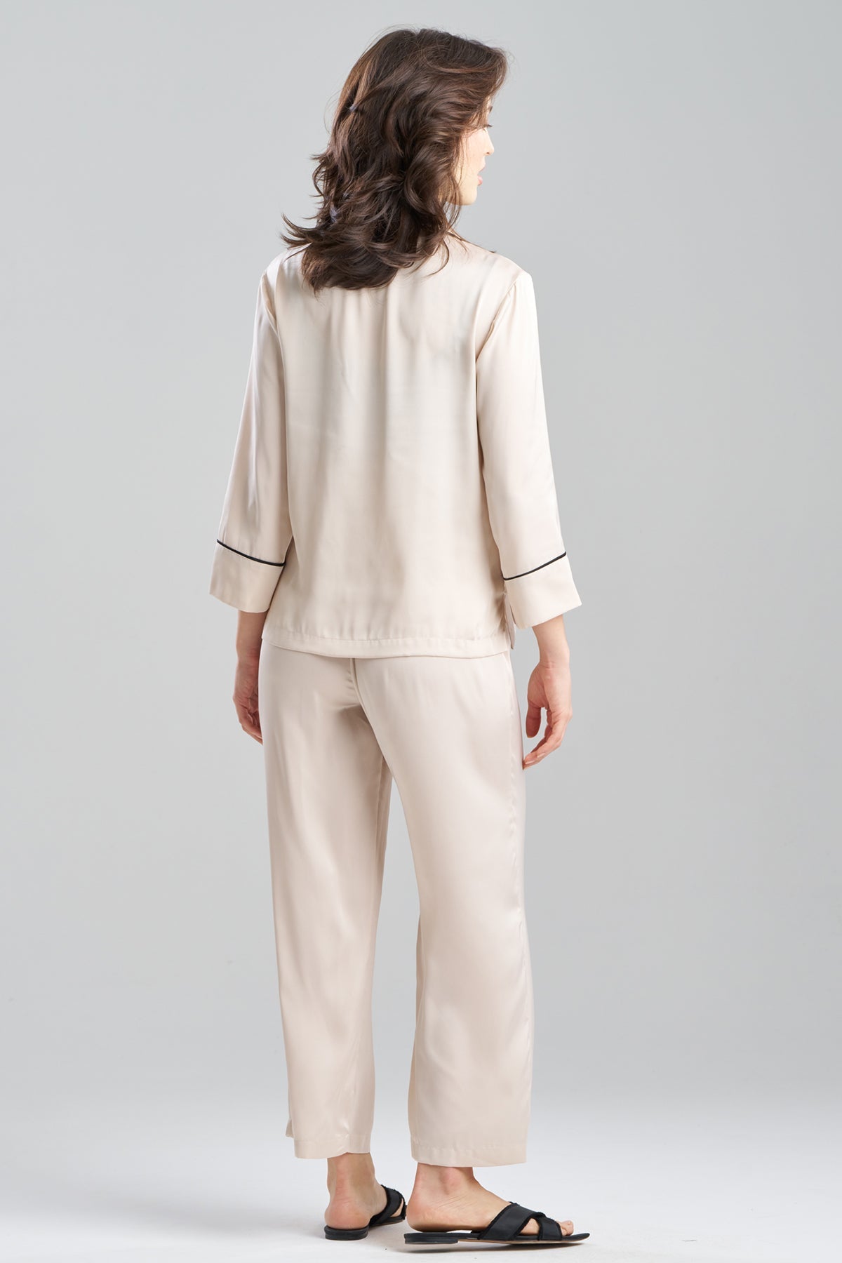 Satin Essentials Notch PJ Set Wheat Natori