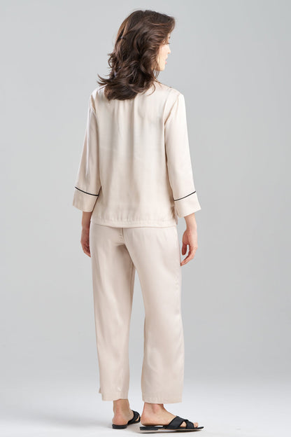 Satin Essentials Notch PJ Set Wheat Natori