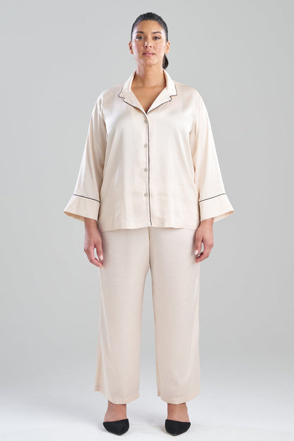 Satin Essentials Notch PJ Set Wheat Natori