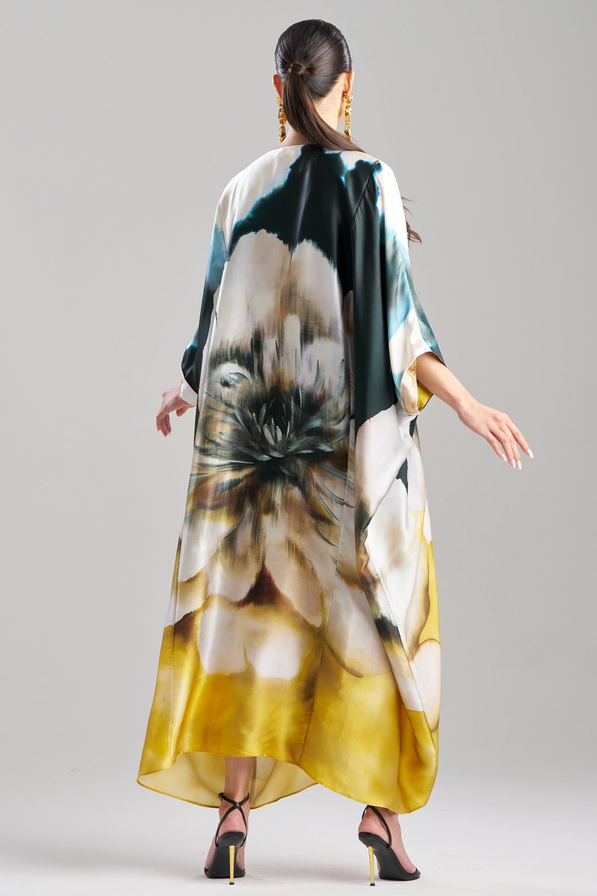Amber Silk Caftan Amber Citrus Natori
