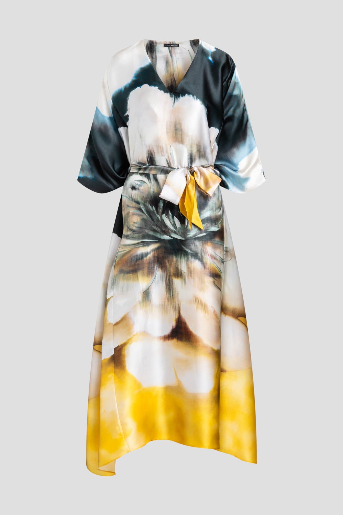 Amber Silk Caftan Amber Citrus Natori