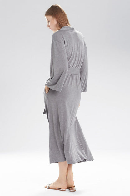 Buy Shangri-La TENCEL™ Robe in Heather Gray Online Heather Grey Natori