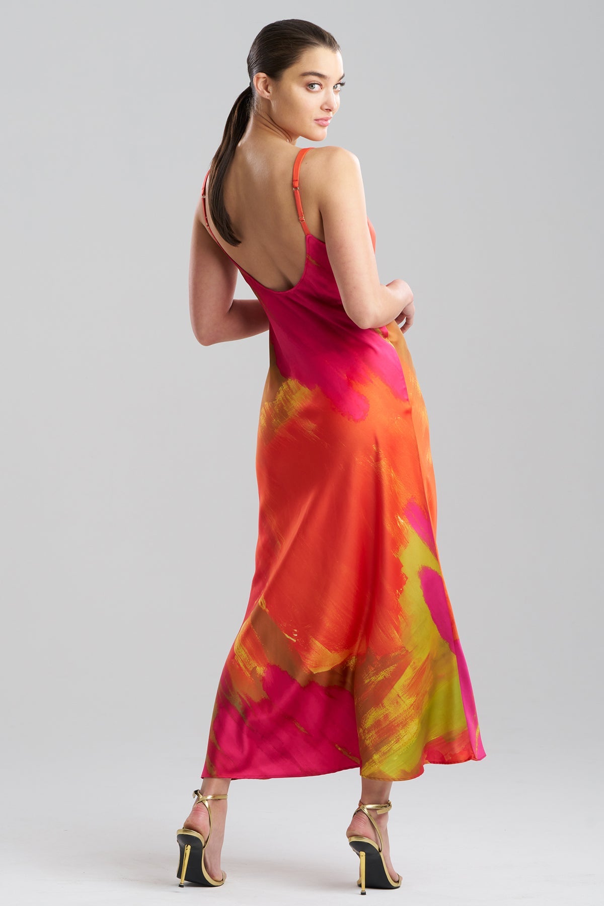 Soleil Slip Dress Multi Natori