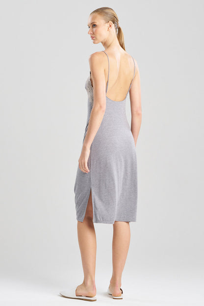 Buy Luxe Shangri-La TENCEL™ Chemise in Grey/Cocoon Online Grey/Cocoon Natori