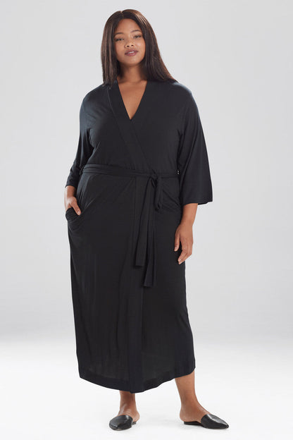 Buy Shangri-La TENCEL™ Robe in Black Online Black Natori